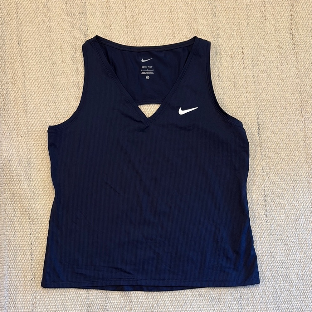 Nike Navy Blue Tank Top - Size Large
